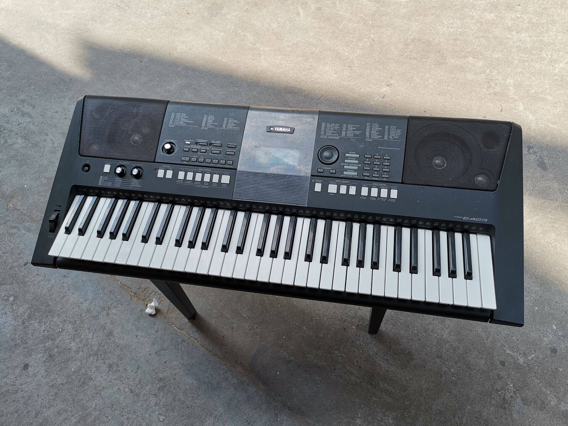 电子琴 雅马哈 二手_原装雅马哈二手电子琴psr-e423电子琴61键演出琴