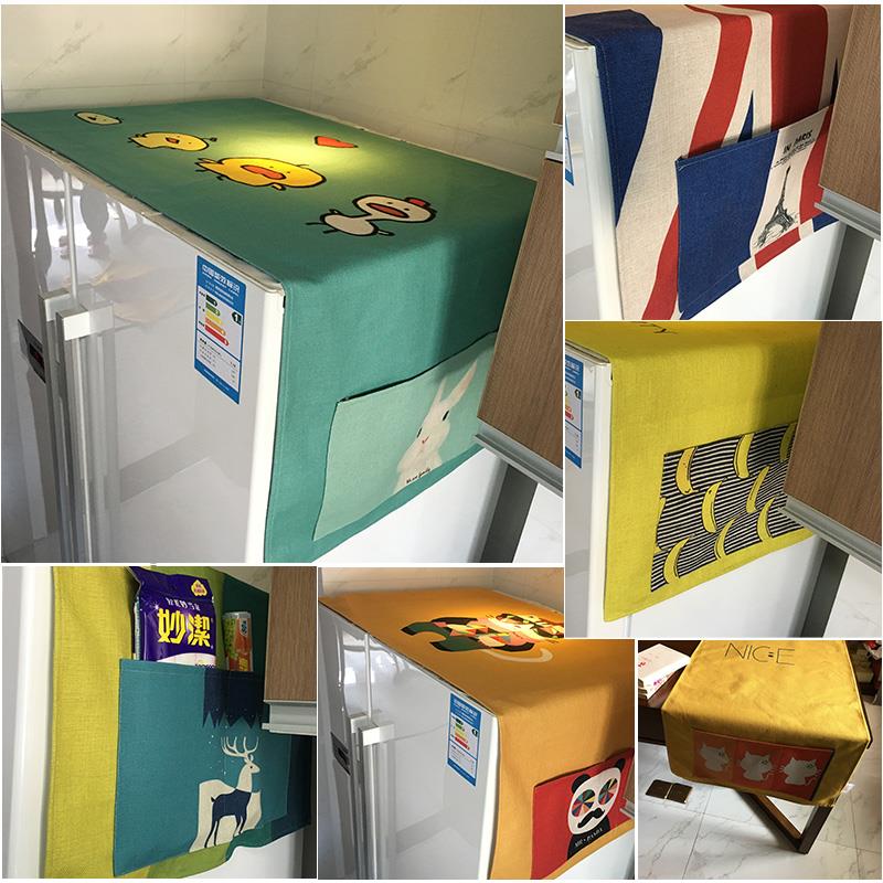 refrigerator dust cover creative cartoon cotton linen|ruв категории получать отделка, пылезащитный приборов семьи, холодильник пылезащитный чехол - от Buy2taobao.com для оказания профессиональной услуги покупки агента Taobao