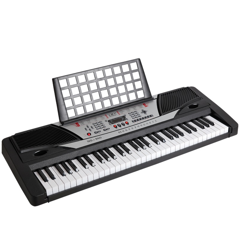 美科980电子琴61键教学用琴买一送六琴架琴包琴罩键盘贴mk980优惠券