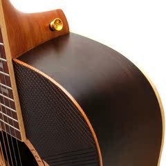Alston奥斯顿D-139吉他41缺角哑光红松单板激光拉丝黑色可装电箱