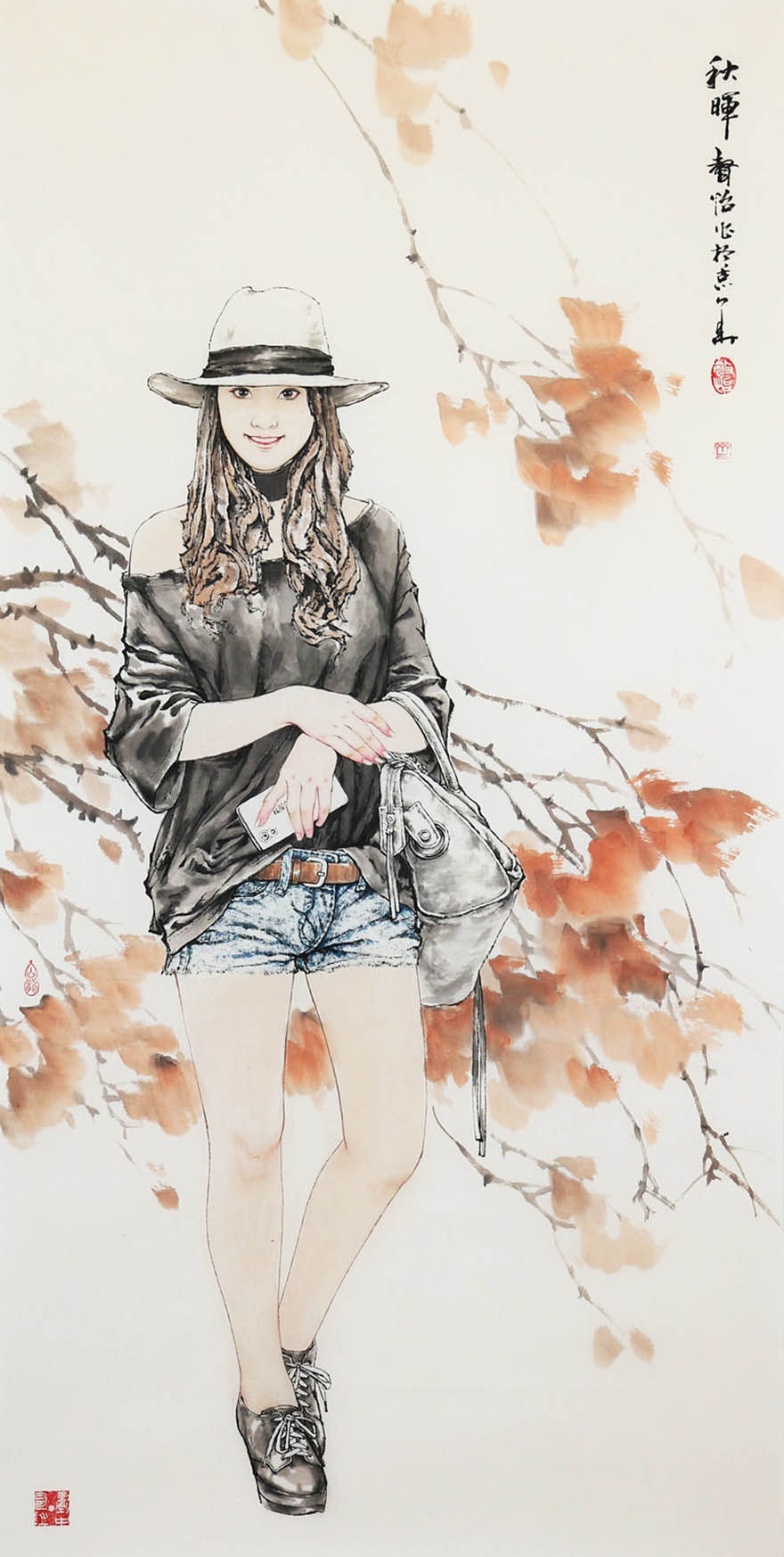 齐声怡《秋晖》收藏价值极高 中国美协会员