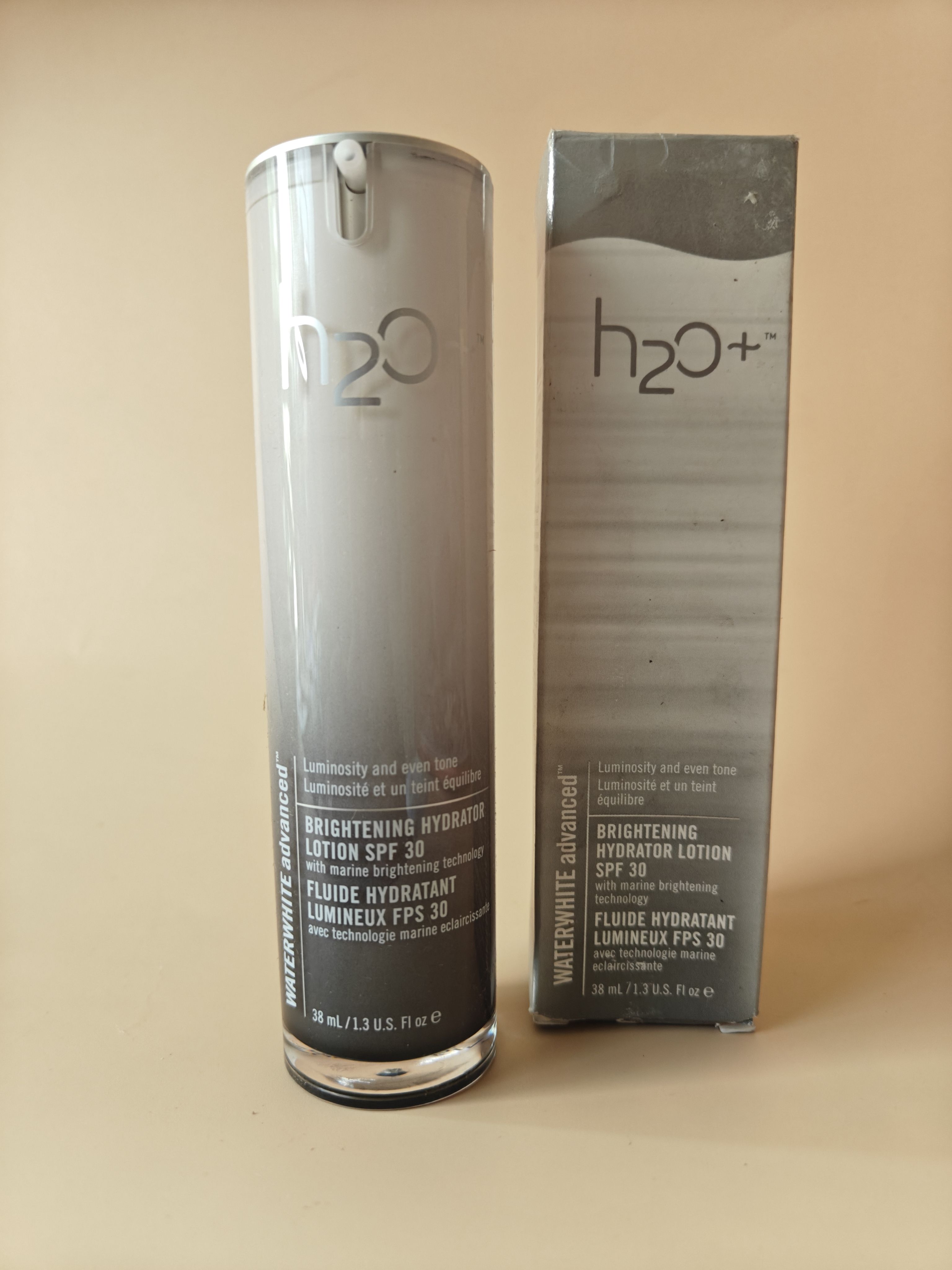 H2O水芝澳海洋亮白防晒隔离乳SPF30 38ml 清爽不油腻