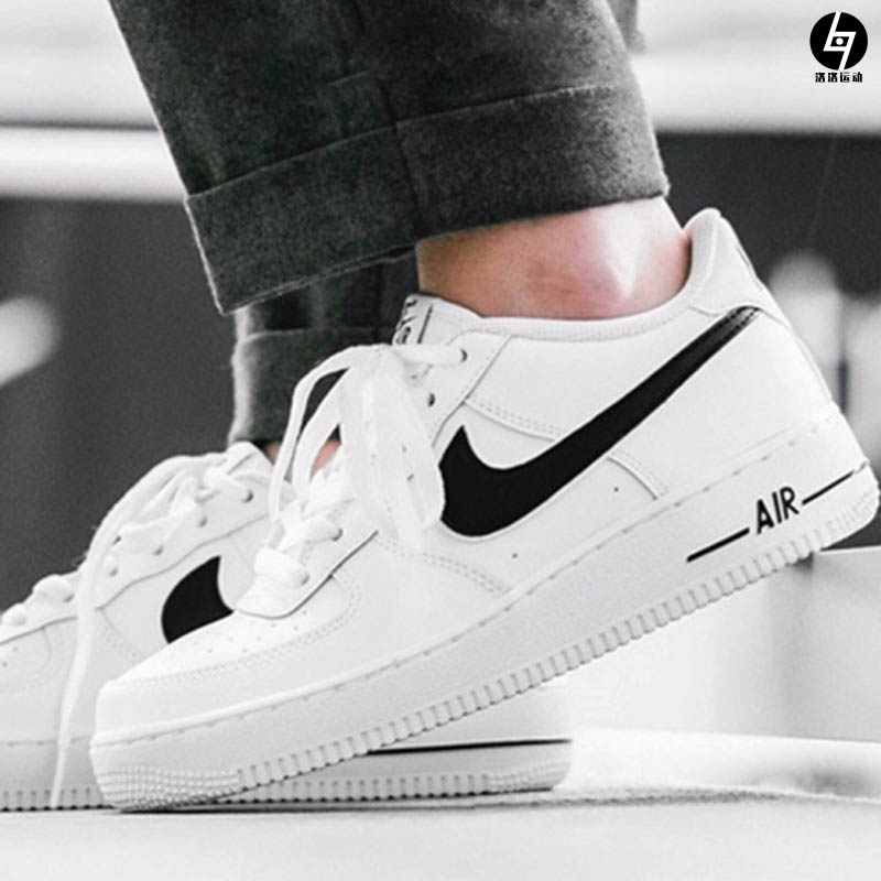 nike air force 1 af1low空军一号 白黑 黑白小权志龙 cj0952-100