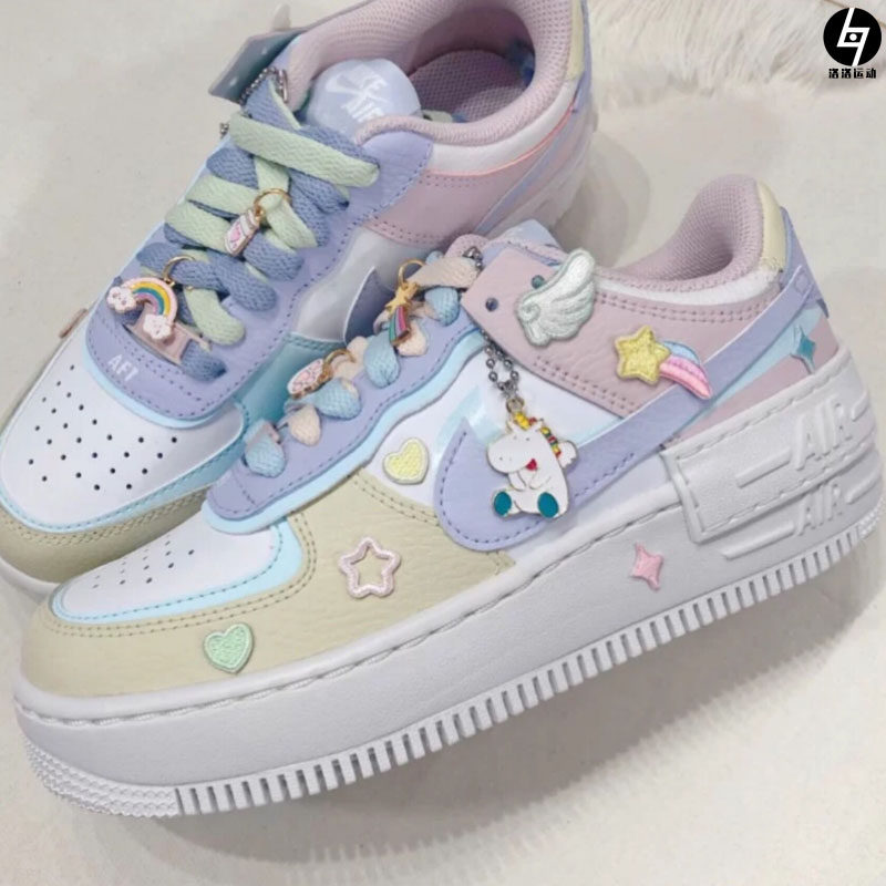 nikeairforce1shadowaf1马卡龙空军一号板鞋女do7449111