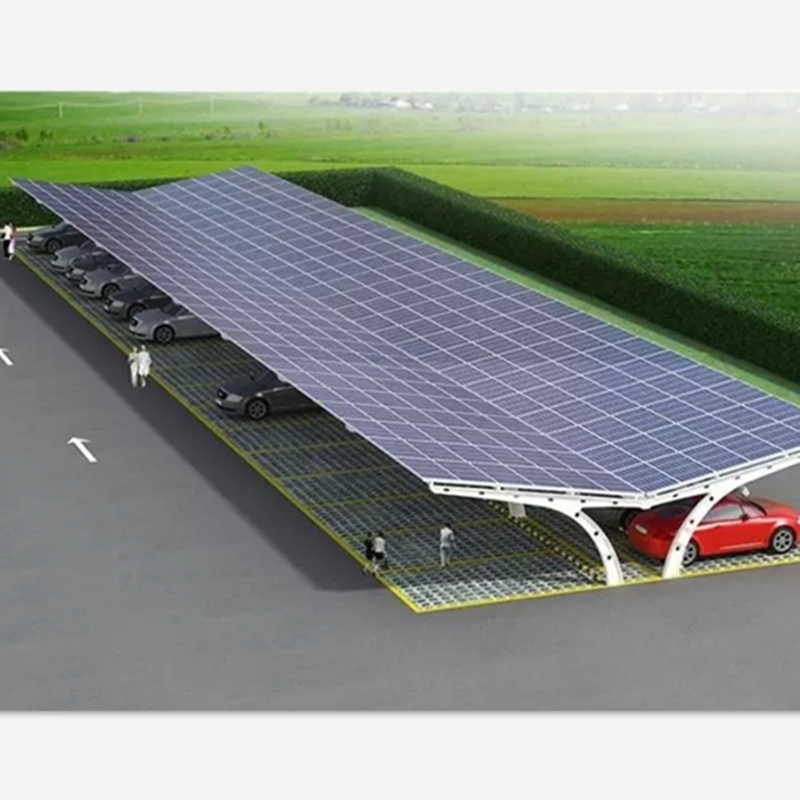 光伏板车棚厂家南京太阳能发电钢结构汽车停车蓬设计方案上门安装