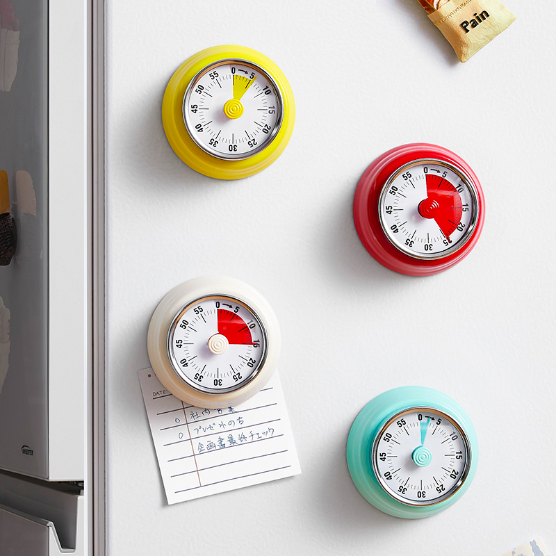 厨房计时器机械提醒器儿童学习专用时间管理做饭定时闹钟倒计时器