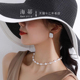 海蒂珠宝 星荨个性巴洛克淡水珍珠耳钉女友 S925银异形珠耳环时尚