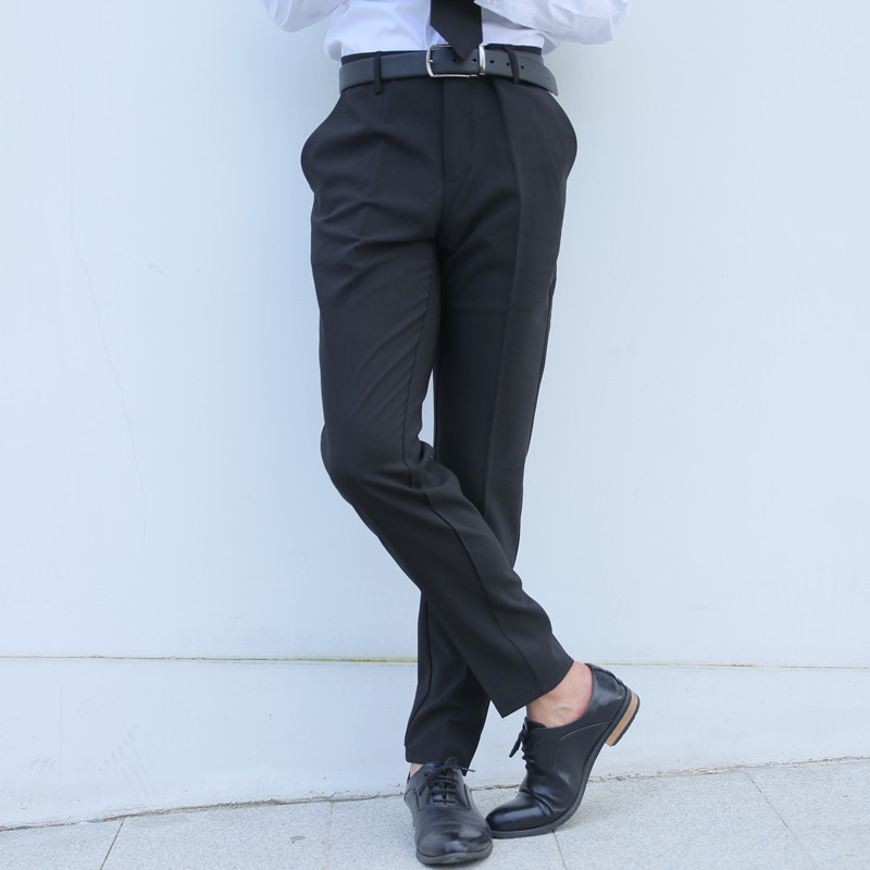 男士修身西装裤子上班