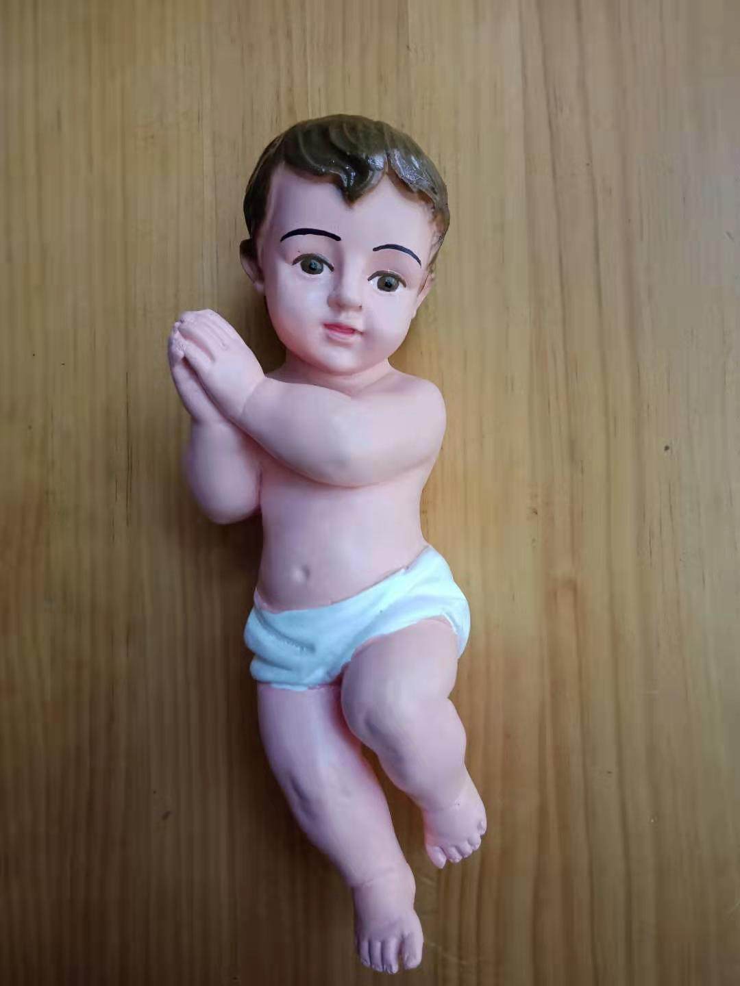 天主教圣物 天主教圣像 圣诞马槽 教宗同款耶稣 圣婴25厘米