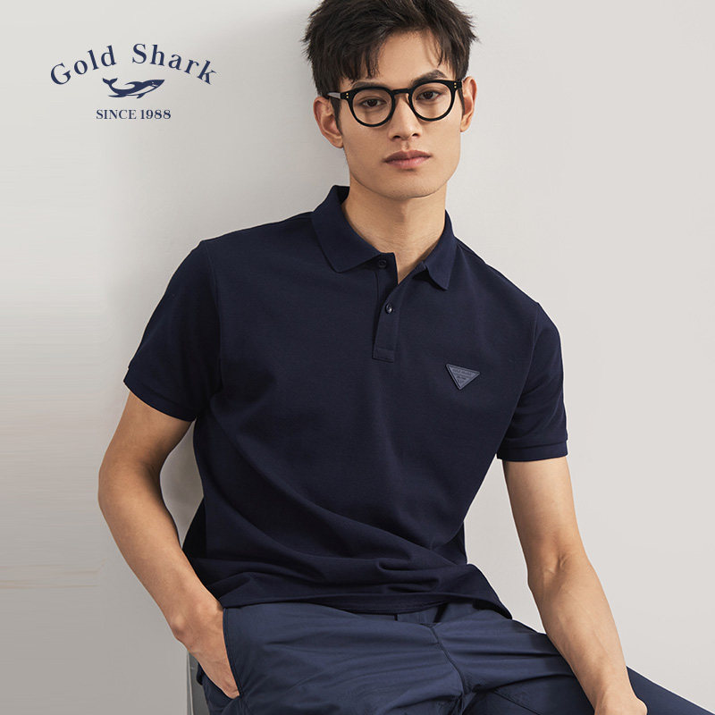 金鲨服饰旗舰店-金鲨polo衫男士翻领