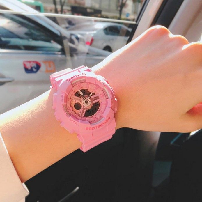 卡西欧babyg 粉色,卡西欧baby-g粉色 直邮正品casio卡西欧babygba1104a1粉色少女系列运动防水女表