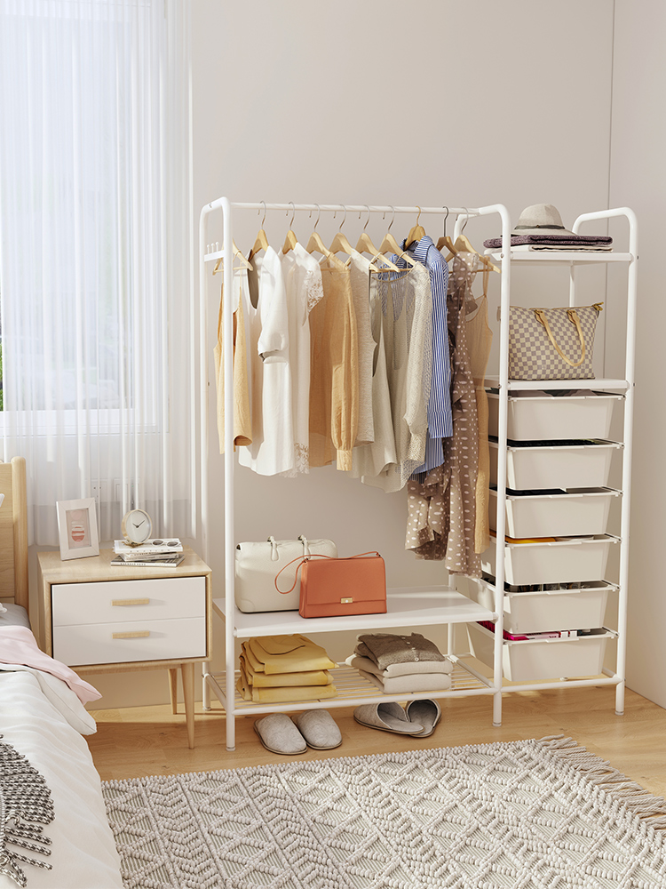 宽小型简易布衣柜钢管加厚加固钢架折叠布艺带拉链挂衣服柜子券后