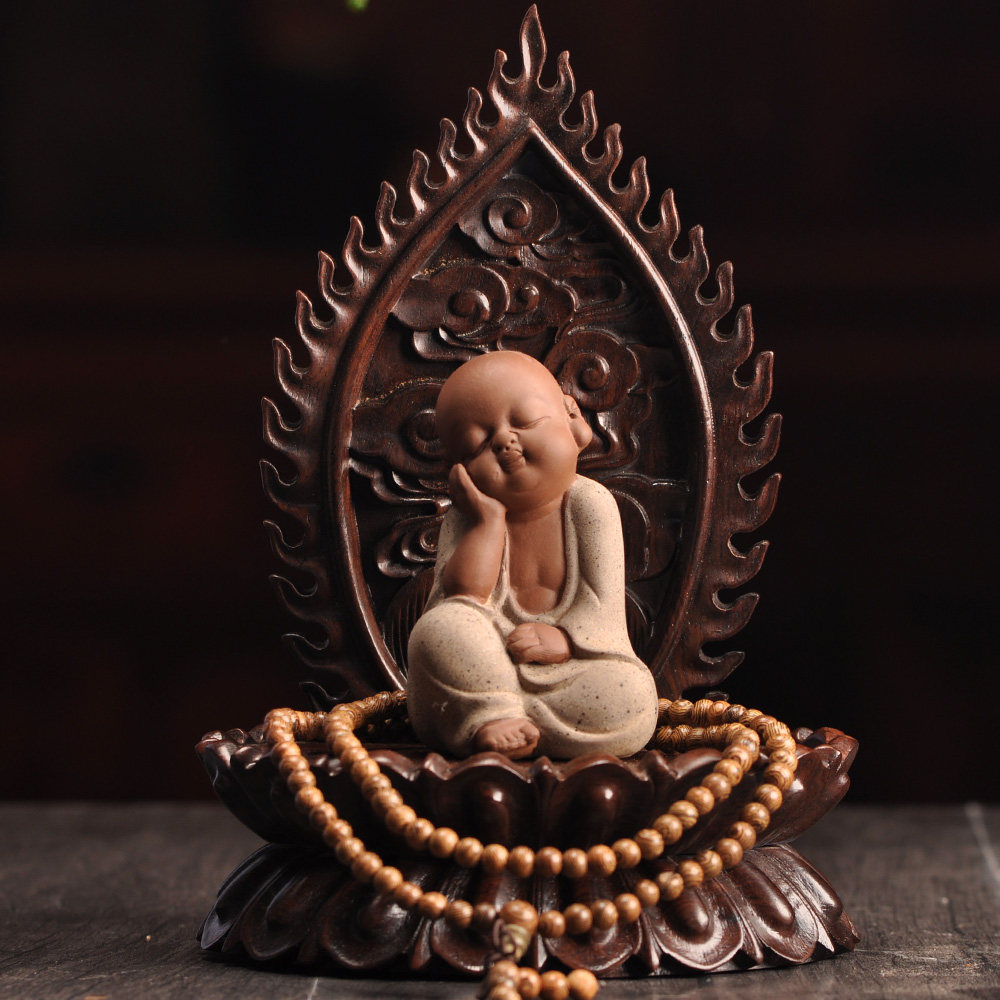 佛光祥云 莲花底座 红木质观音 佛像底座 实木莲花座工艺品 包邮