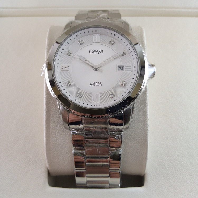 一折格雅手表男士机械_geya格雅8136g 机械男表  西铁诚机芯 42mm  全