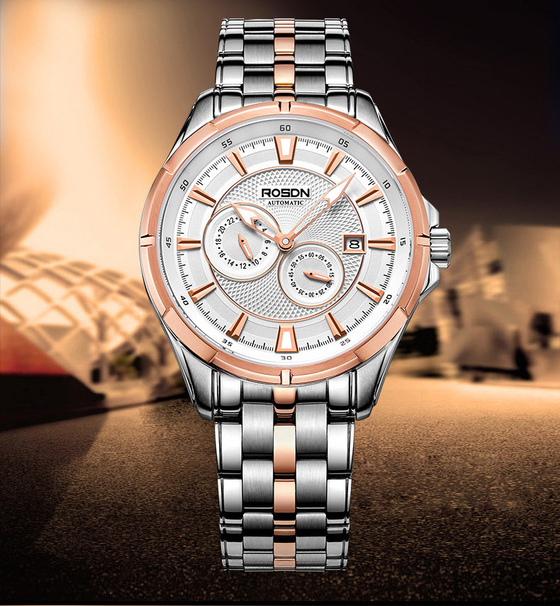 男士手表机械表劳士顿