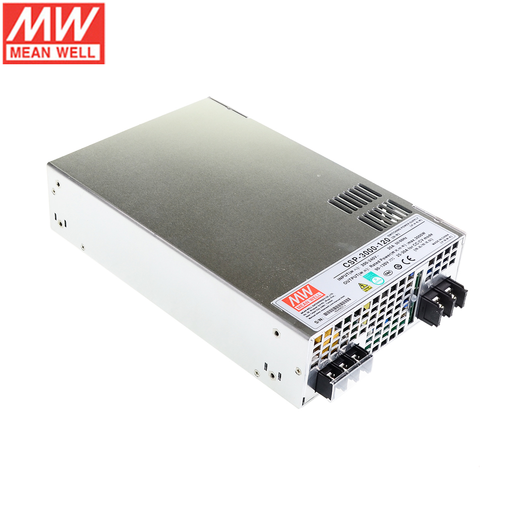 正品明纬开关电源csp-3000-1203000w120v25a电源供应器pfc功能开关