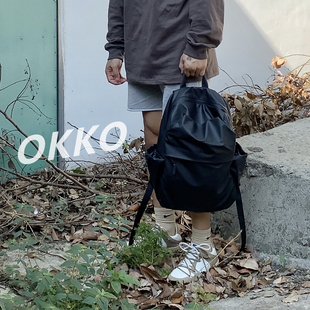 OKKO周边男女运动背包书包骑行包情侣防水大容量多口袋双肩通勤包