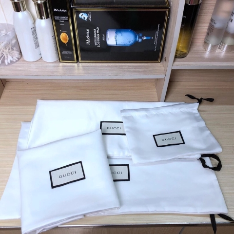 白色柔软奢侈品包包皮具防尘袋防磨损收纳衣物鞋子其他抽绳整理袋