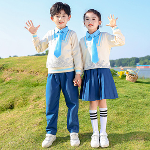 幼儿园园服春秋季中小学生校服国庆节六一儿童班服朗诵合唱演出服