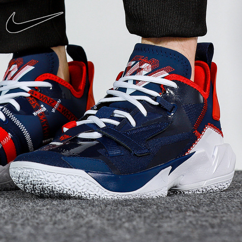 nike耐克aj男鞋2021秋冬新款jordan威少4代实战篮球鞋dd4886-400