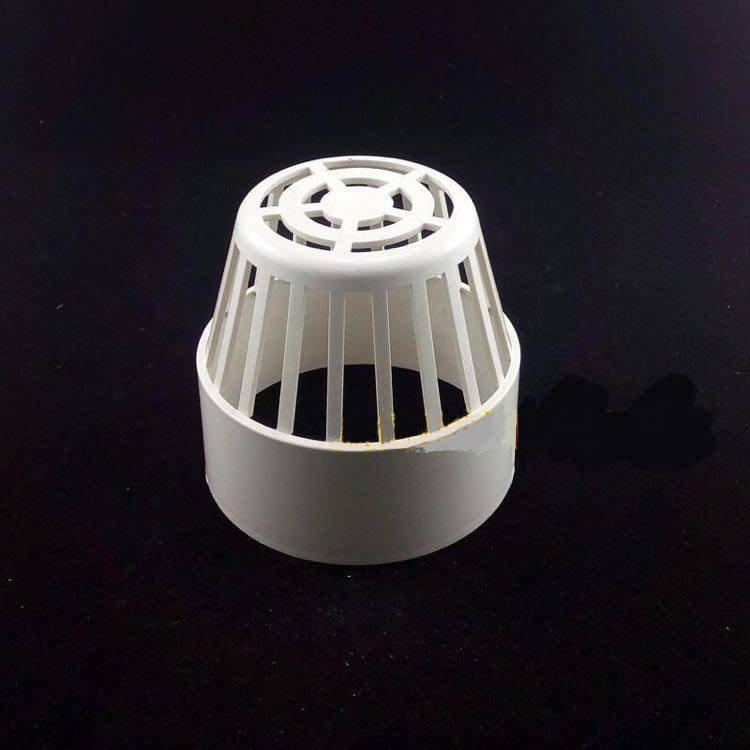pvc排水管透气帽 天台地漏过滤帽75-200mm 8寸管用通气网罩将军帽已售
