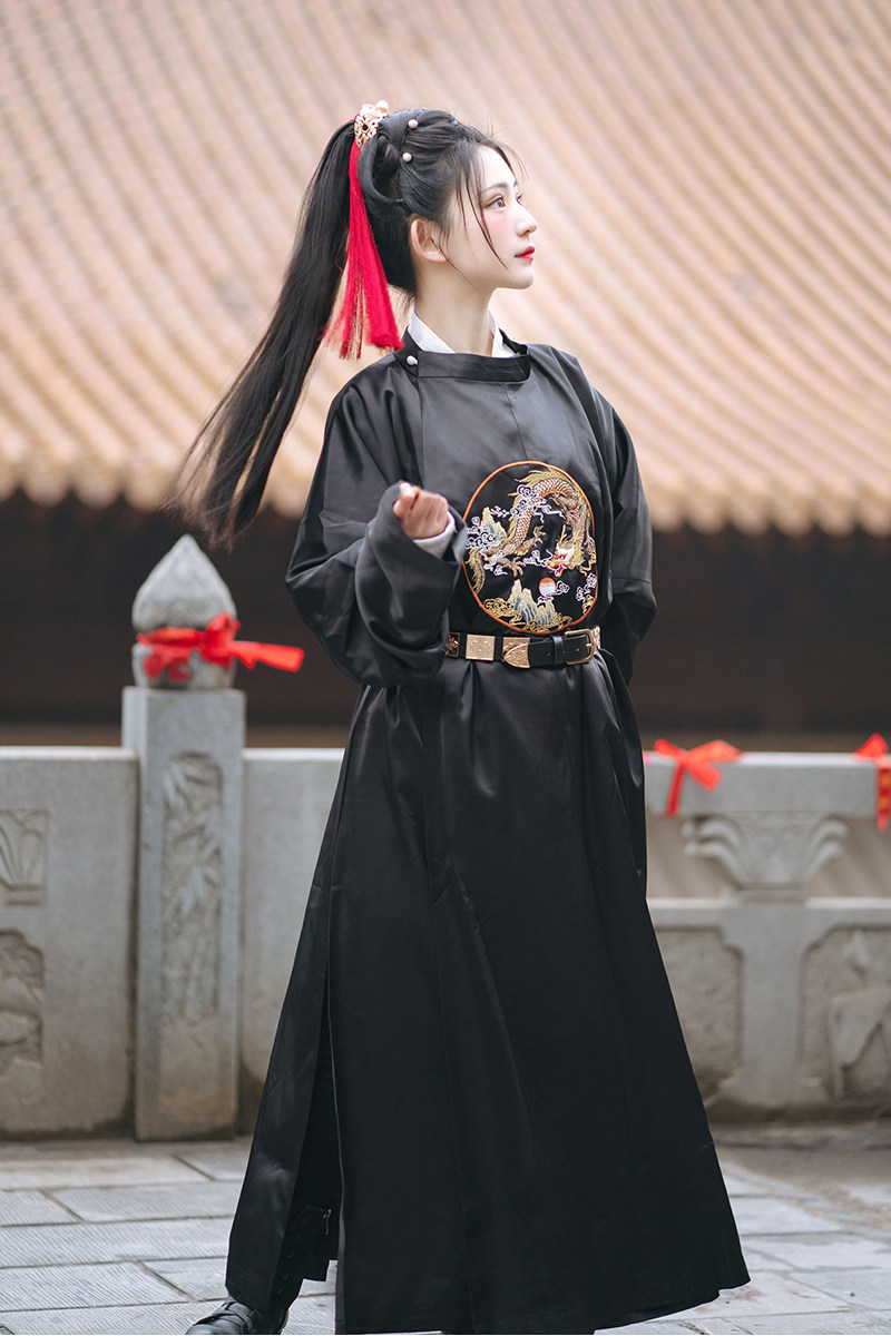 花神记暮归原创汉服女唐制小袖圆领袍传统中国风男女同款日常汉服