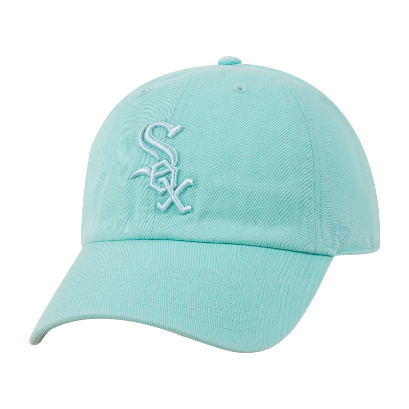 mlb棒球帽47美国专柜软顶洋基男女ny鸭舌帽子白色弯帽檐情侣百搭