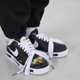 nike air force af1板鞋男权志龙gd联名空军一号雏菊涂鸦刮刮乐女