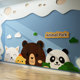 幼儿园环创主题墙成品午托管班背景墙面材料大厅形象文化墙贴挂画
