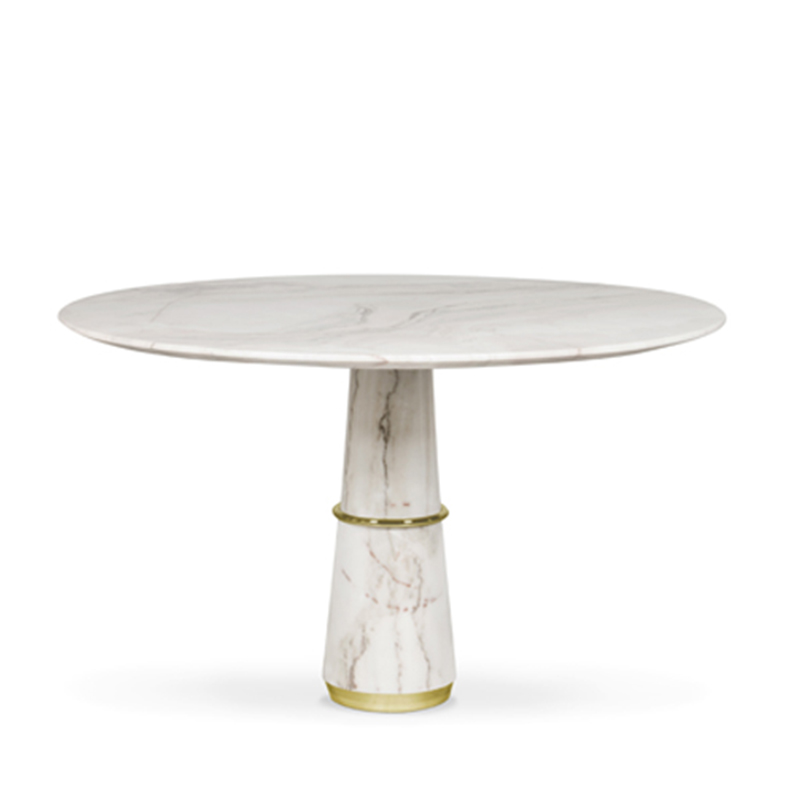 北欧简约大理石圆形餐桌设计师圆餐桌椅组合小户型桌子定做|ruв категории жилой мебели, Таблица класса, 餐桌(新), 大理石餐桌 - от Buy2taobao.com для оказания профессиональной услуги покупки агента Taobao