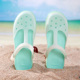 2024年新款洞洞鞋女大码夏季凉拖鞋孕妇外穿防滑包头护士沙滩鞋潮