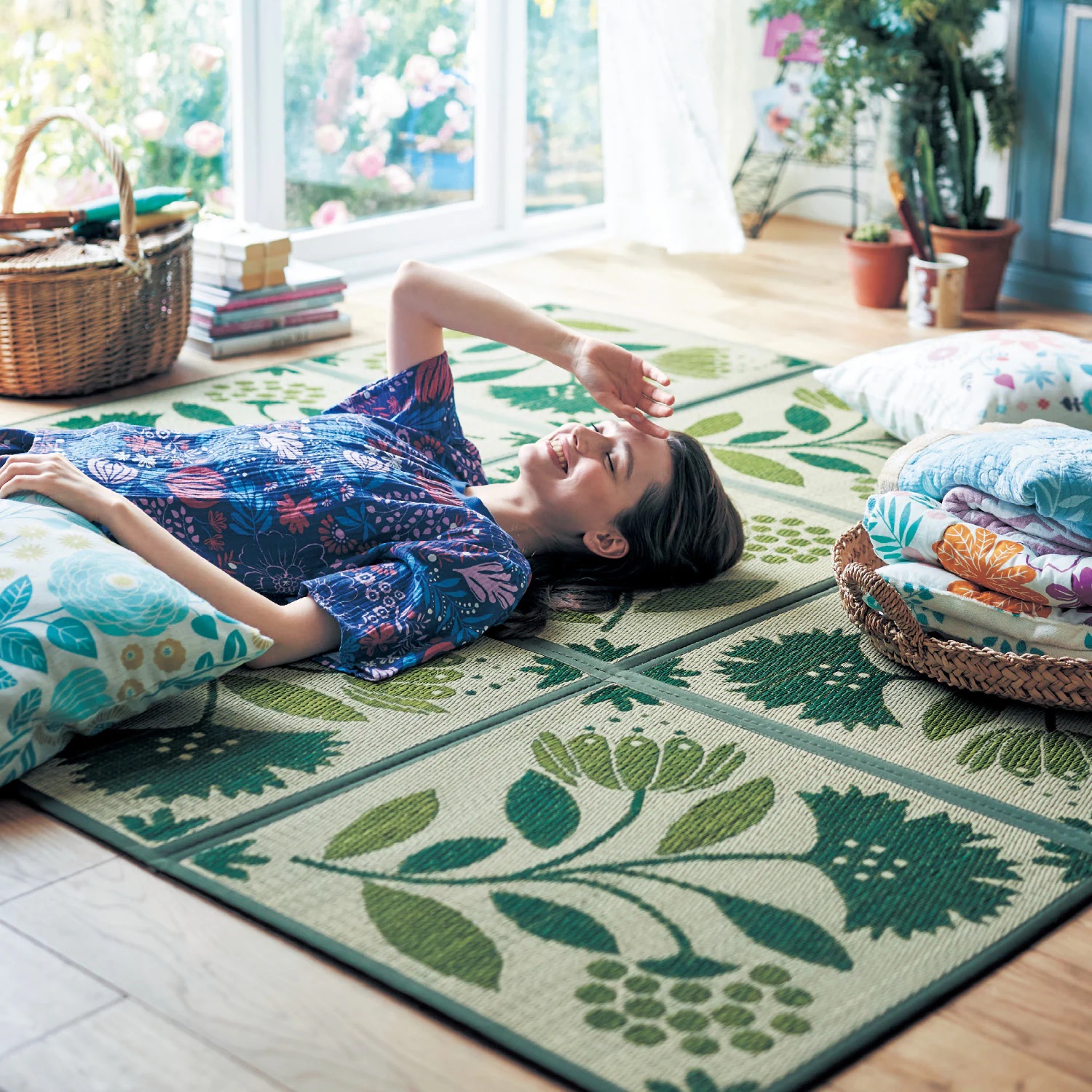 新登场夏季地毯日式草席可折叠地垫榻榻米客厅儿童环保爬行游戏垫