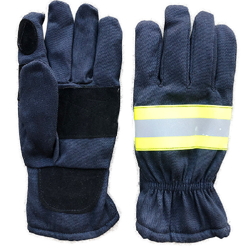 消防手套阻燃 02款 14款 17款 藏青色个人装备微型消防站灭火3c