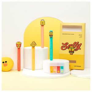 line friends授权kaco荧光笔记号笔