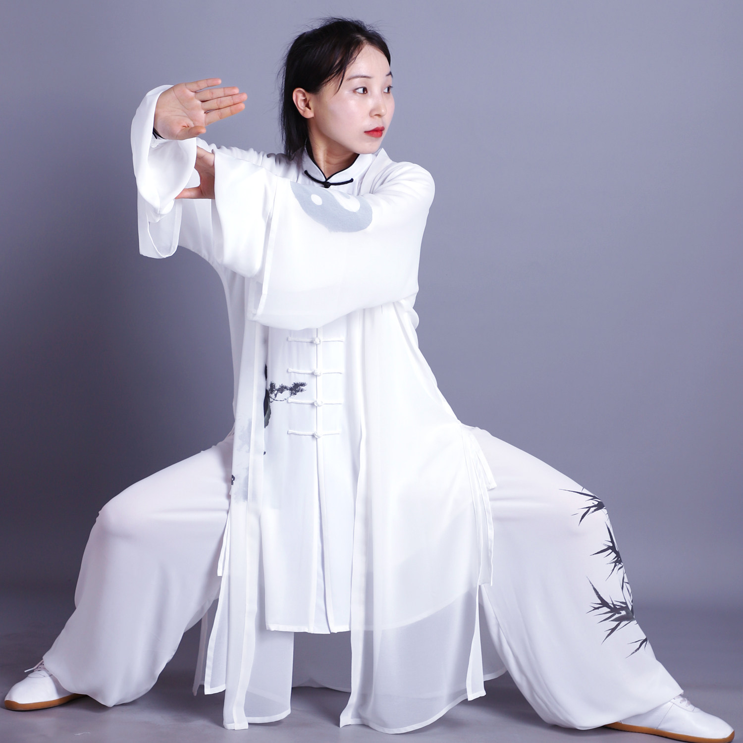 太极服披纱女款