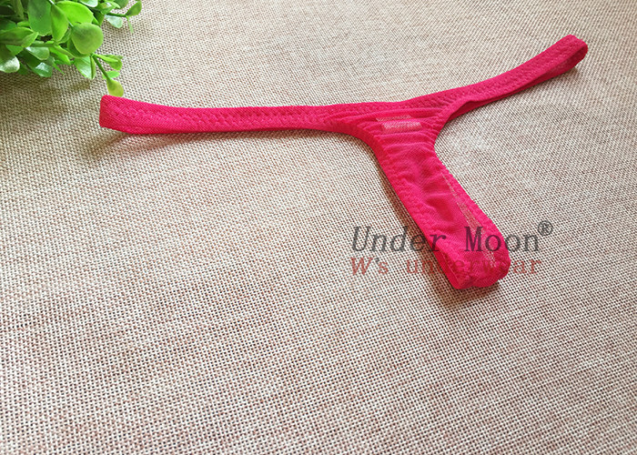 超低腰男式小丁字裤 迷你紧身男士丁裤 网纱男t裤 透明性感内裤