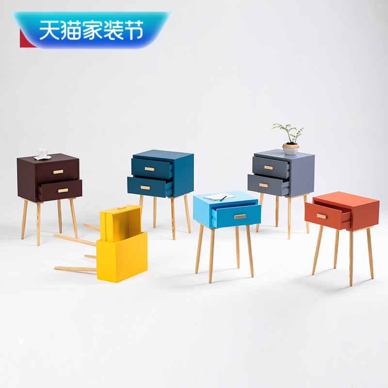 Simplicity modern bedside cupboard Northern Europe bedroom Bedside cabinet Lockers ins Mini small-scale Bedside Storage cabinetin the Residential furniture , Cabinet , Bedside cabinet category - from Buy2taobao.com to provide professional Taobao agent buy service