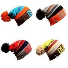 滑雪帽 男女通用 亲子款针织滑雪帽 保暖帽子加厚防风帽 彩色帽子