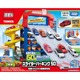 TOMY/多美卡GOGO滑道跑道5层合金小车停车场轨道套装男孩玩具礼物