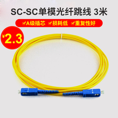 3米SC-SC单模光纤跳线sc尾纤跳线网络光纤线网络级