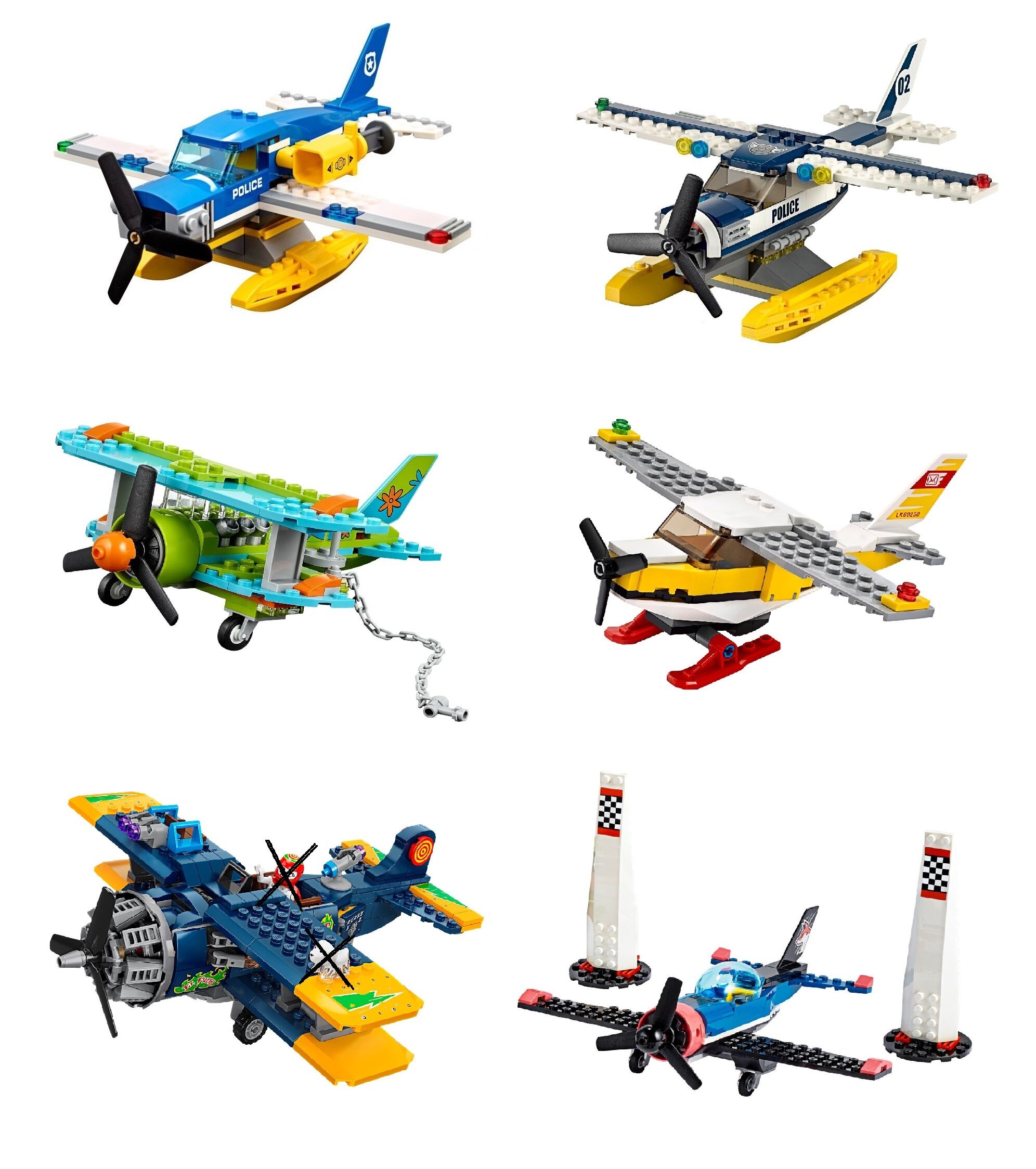 乐高 lego 杀肉 60070 60175 60250 75901 70429 60260 净飞机