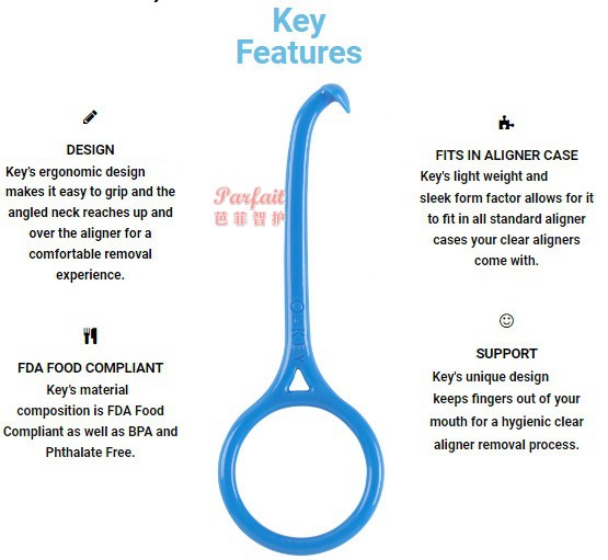 隐适美美国进口时代天使隐形牙套摘取摘取勾拆卸钩正畸牙套钩清洁