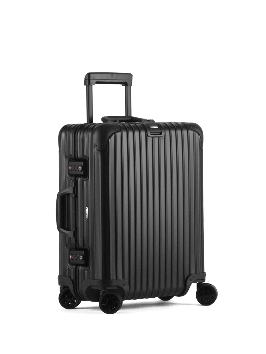 德国rimowa日默瓦topasstealth黑金金属密码锁镁合金行李旅行箱