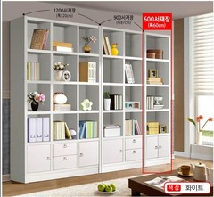 三力  韩式超大加厚板材自由组合书柜 书架 置物架 大书柜