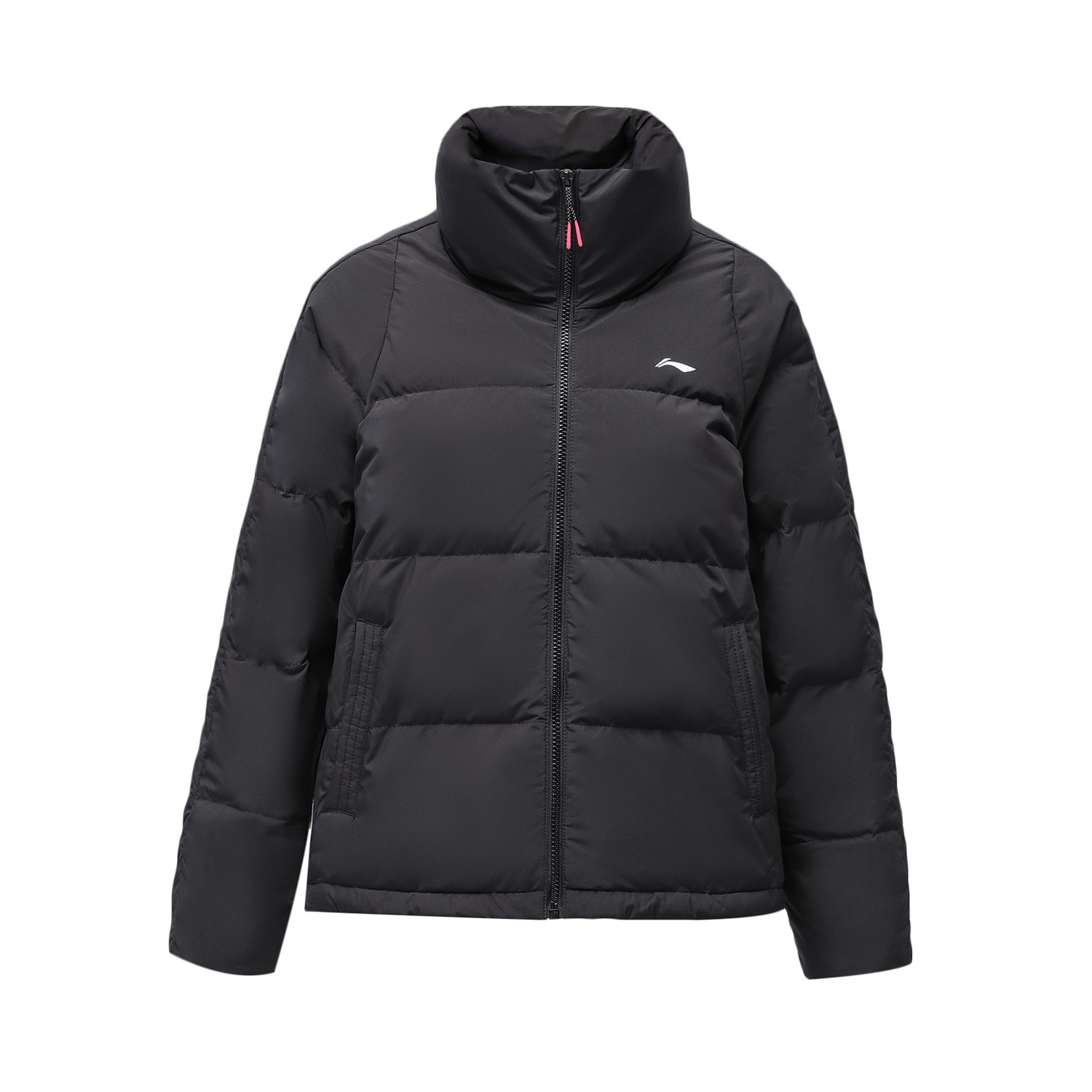 李宁短款短羽绒服女士2020新款冬季立领宽松鸭绒运动服aymq038