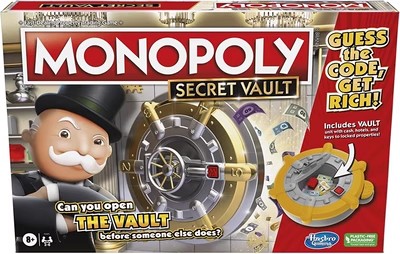 孩之宝 地产大亨 Monopoly Secret Vault 神秘保险库 大富翁