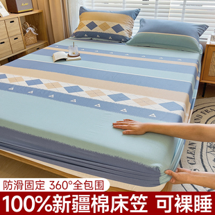 纯棉床笠单件加厚全棉床罩防尘罩全包床单床垫保护套罩2024新款