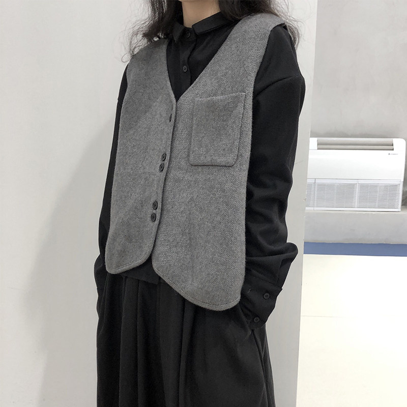 女士马甲毛呢马甲