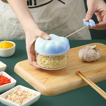 手动拉蒜泥神器小型多功能家用切蒜器搅碎器切碎器辅料捣碎切割器