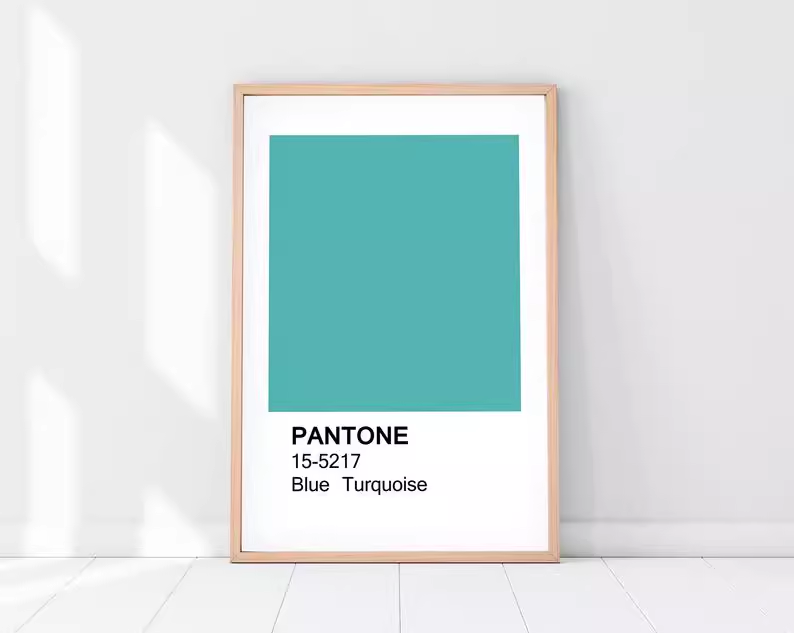 Pantone丨潘通色卡 北欧冷淡纯色样板房设计师装饰画落地画挂画